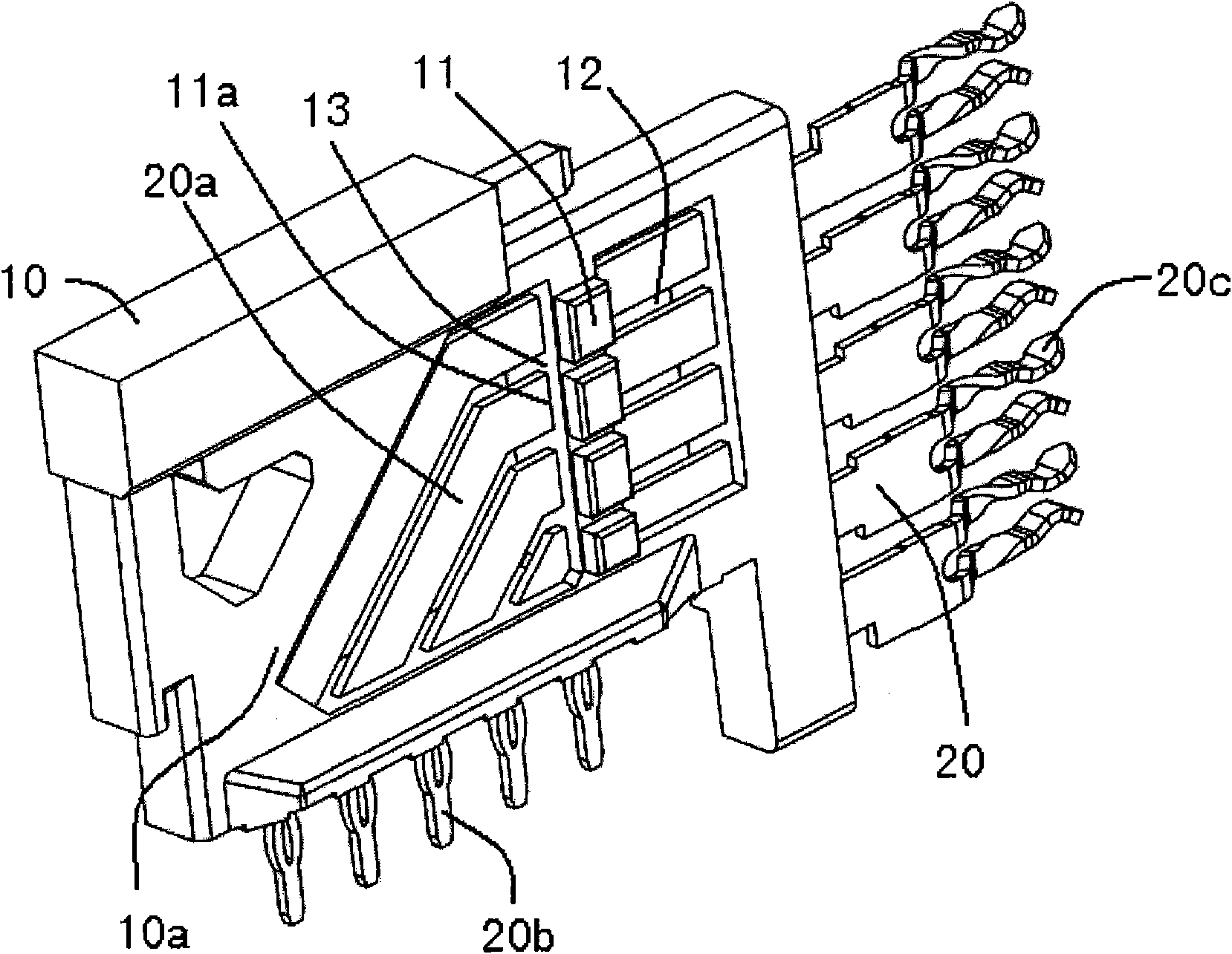 High-speed electronic connector