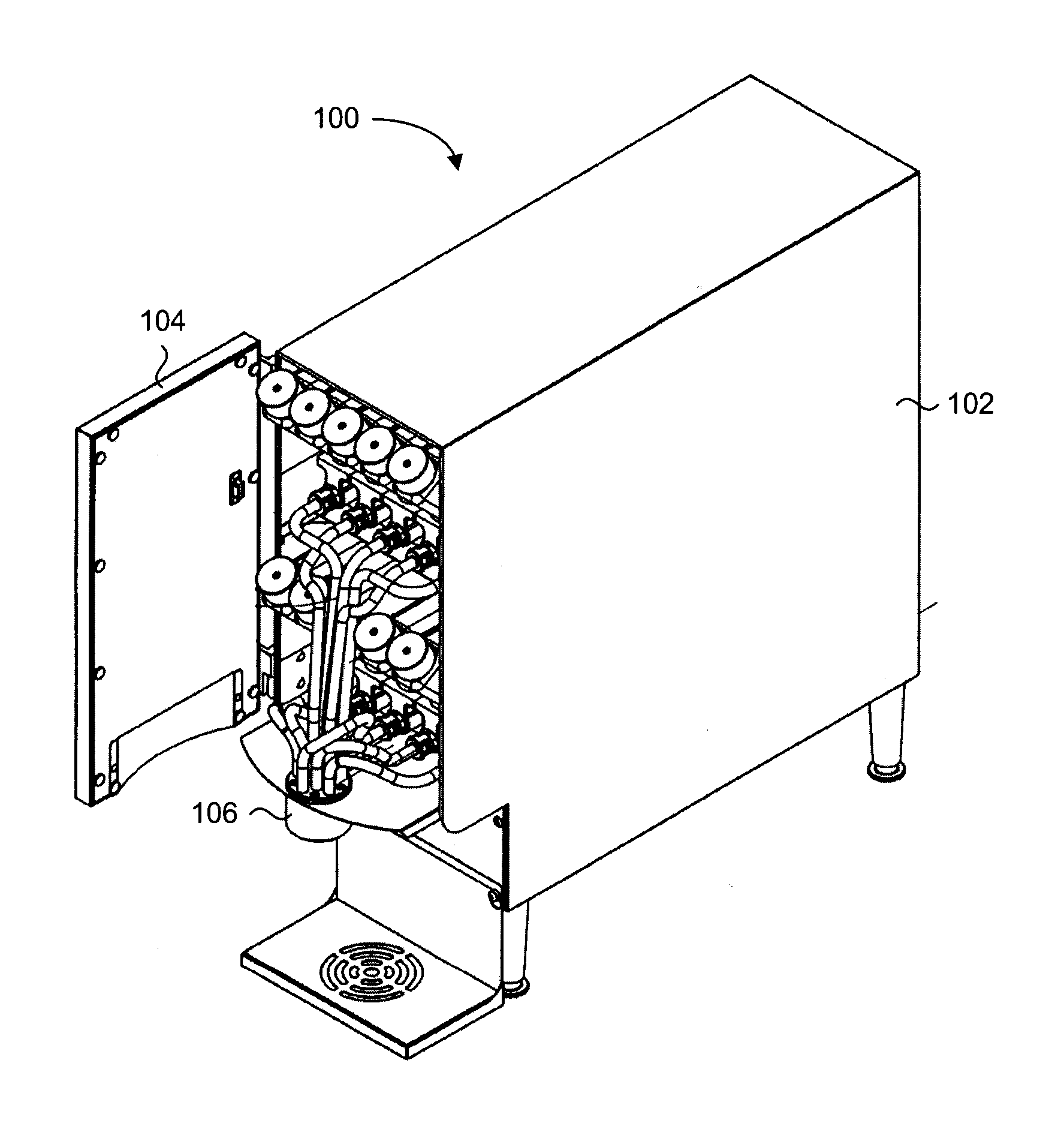 Cartridge based fluid dispensing apparatus