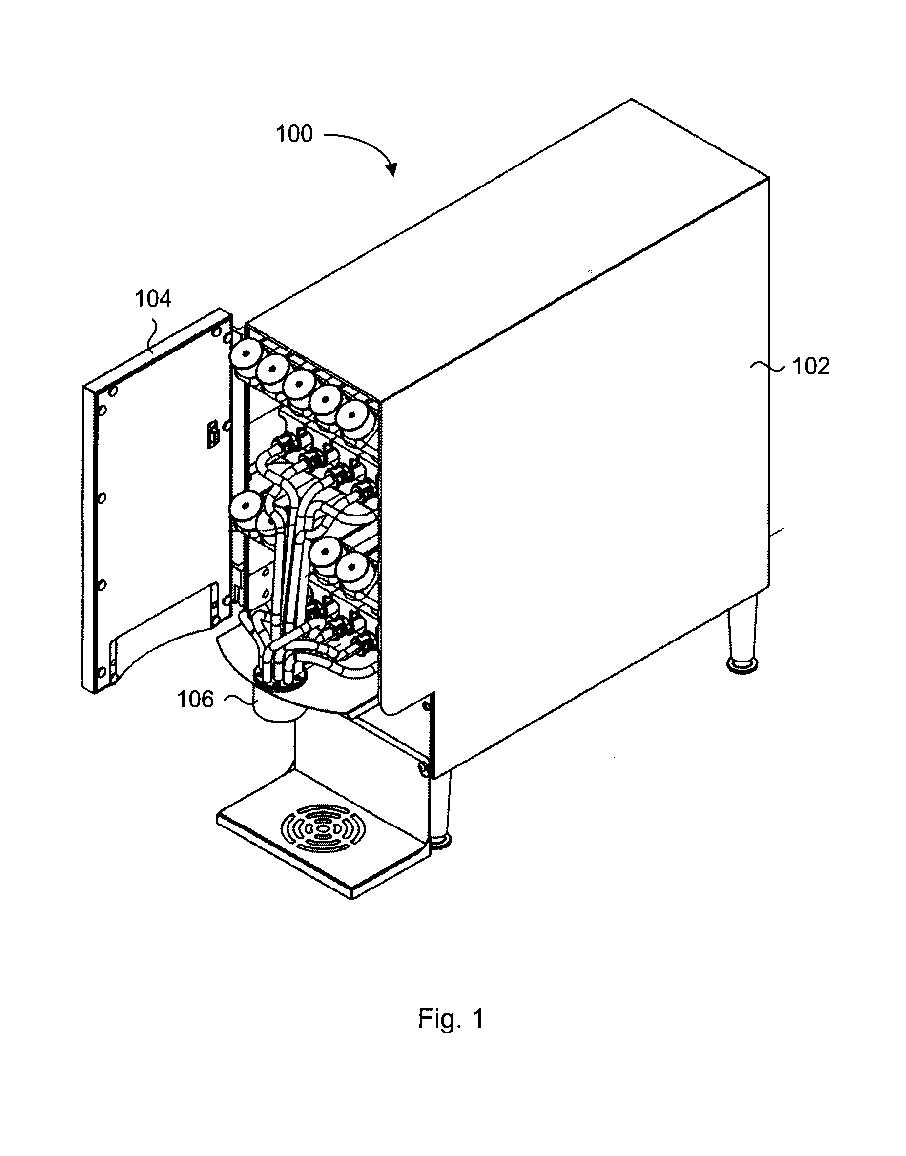 Cartridge based fluid dispensing apparatus