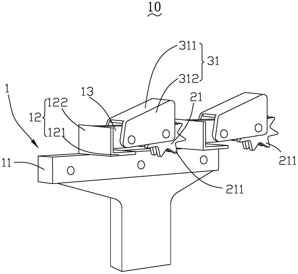 Perpendicular electroplating device