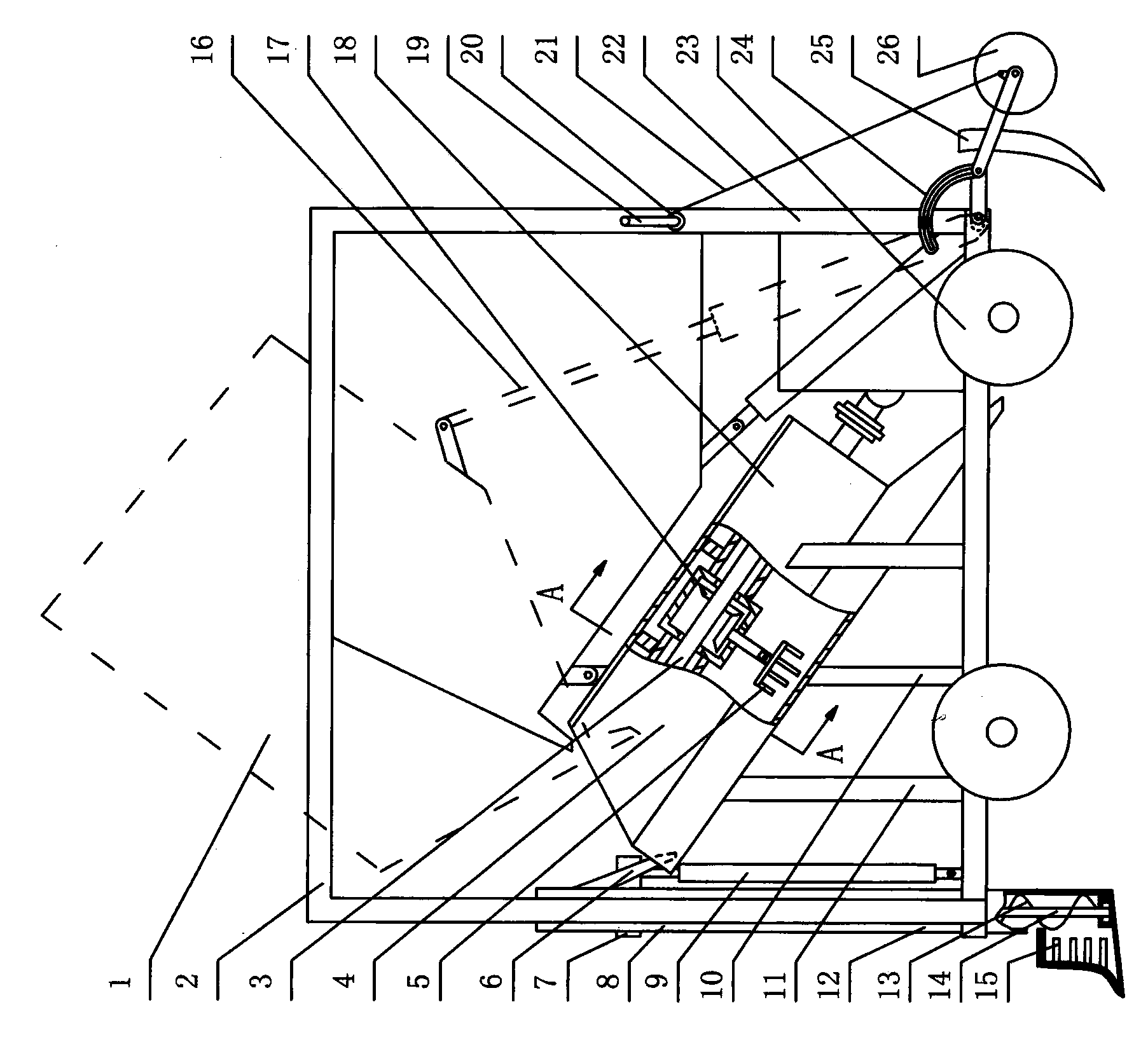 High-speed, high-efficiency agitating fertilization machine and agitating fertilization method