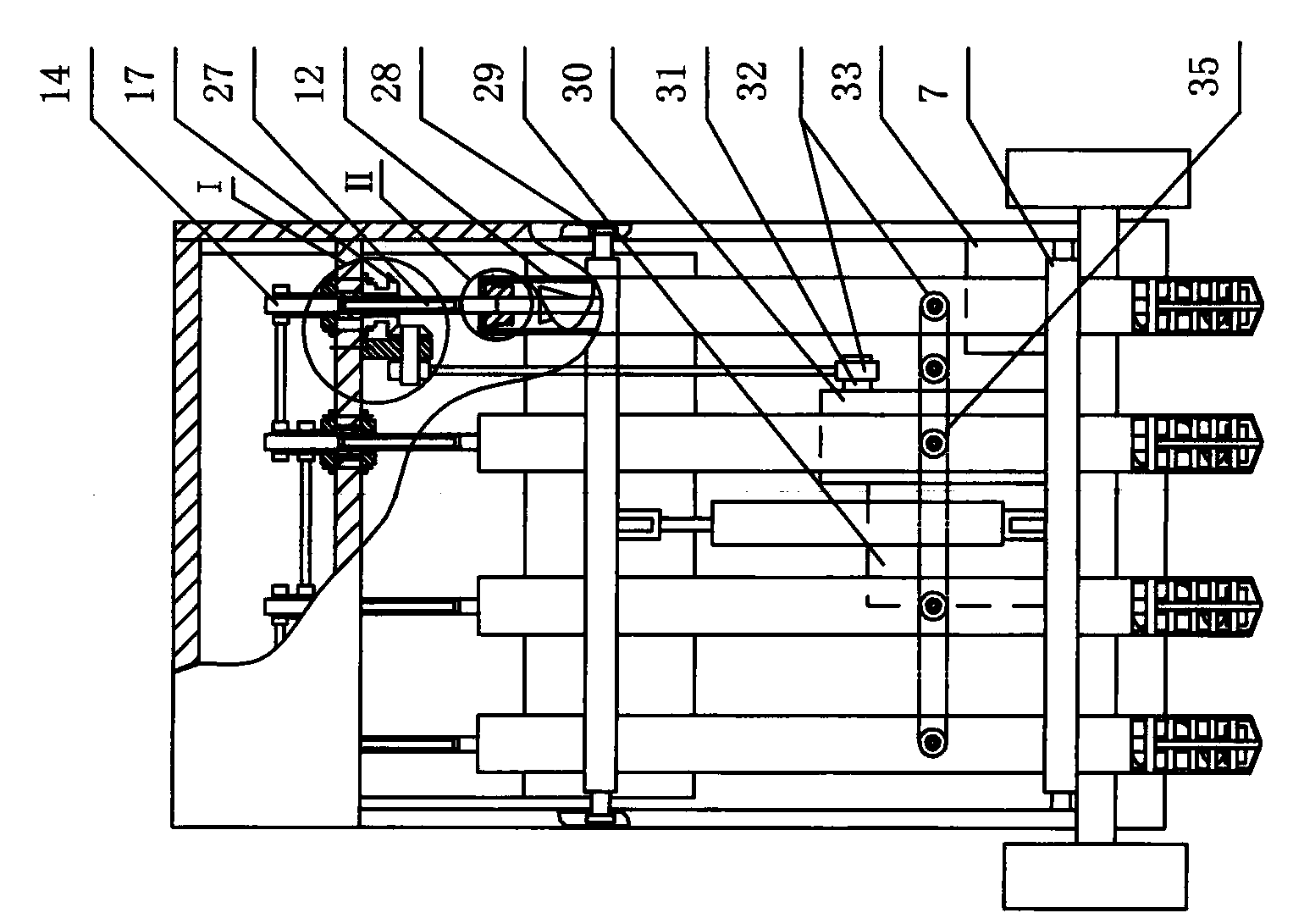 High-speed, high-efficiency agitating fertilization machine and agitating fertilization method