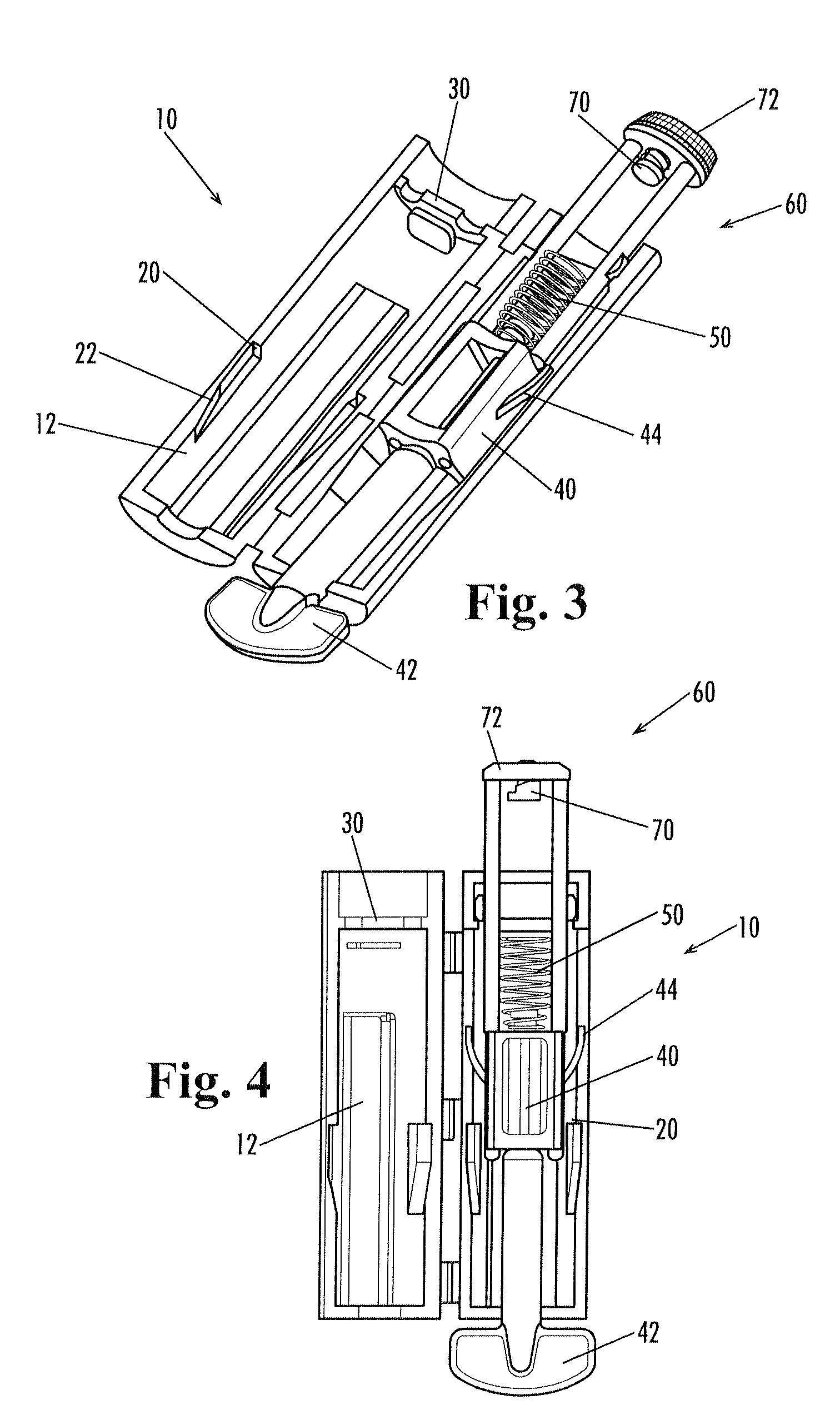 Single use device for blood microsampling