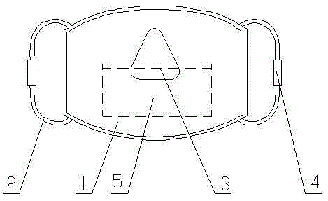 Soft three-dimensional filtering gauze mask