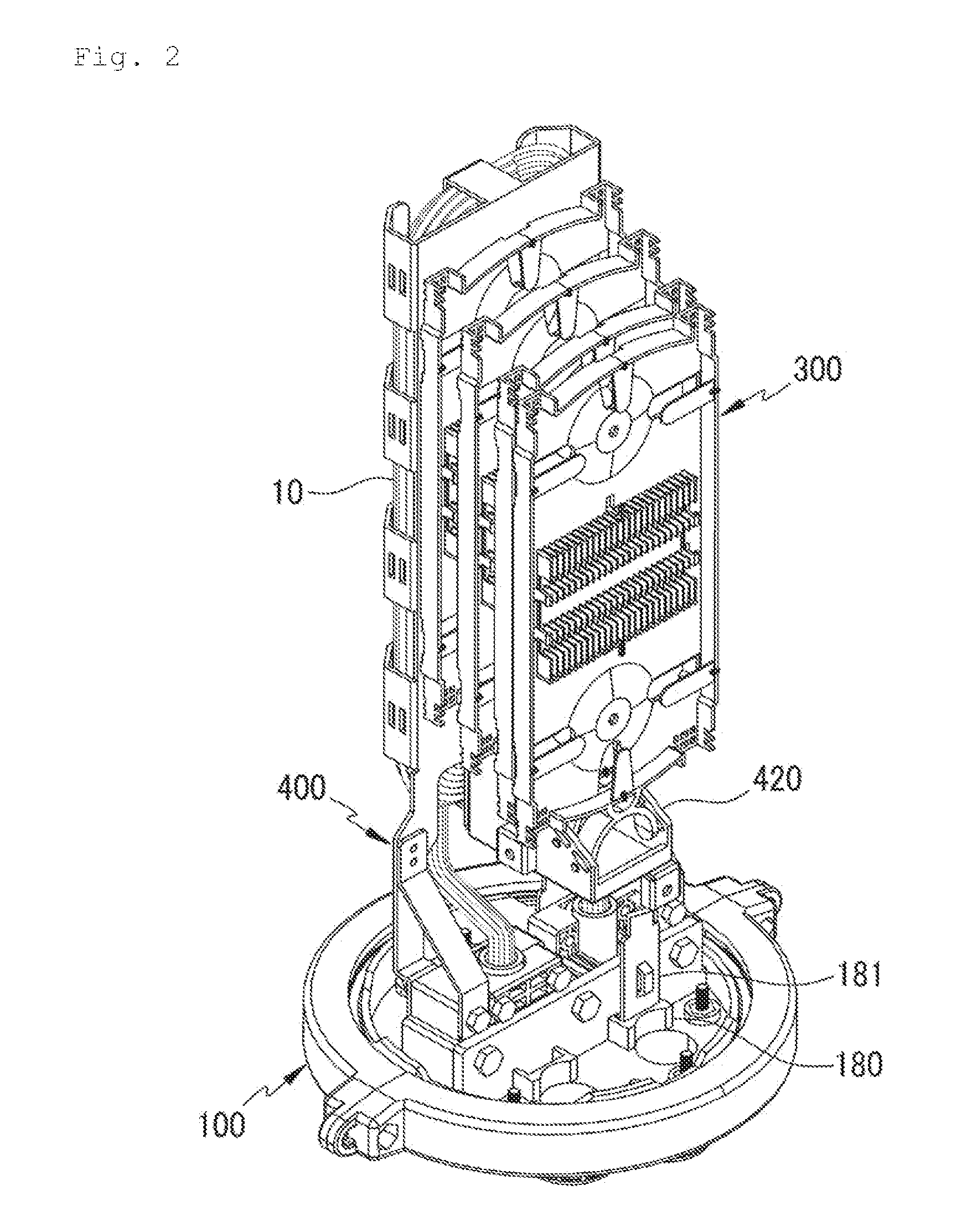 Fiber optics connection box