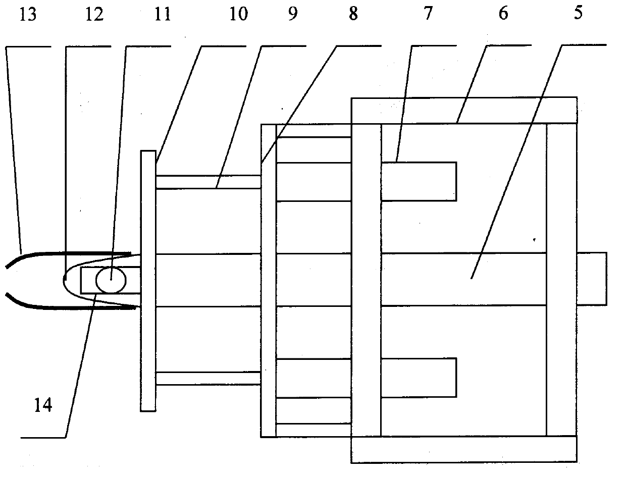 Feeding device with bag insertion function