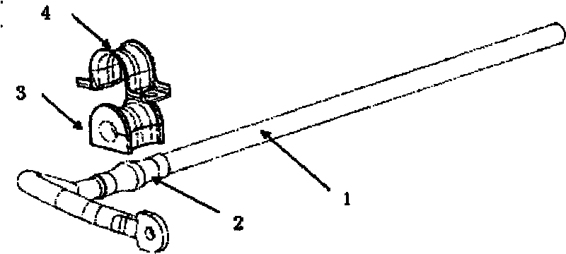 Bushing assembly of stabilizer rod and assembling method thereof