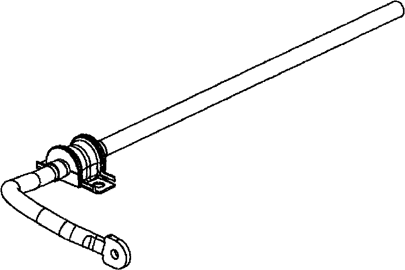 Bushing assembly of stabilizer rod and assembling method thereof