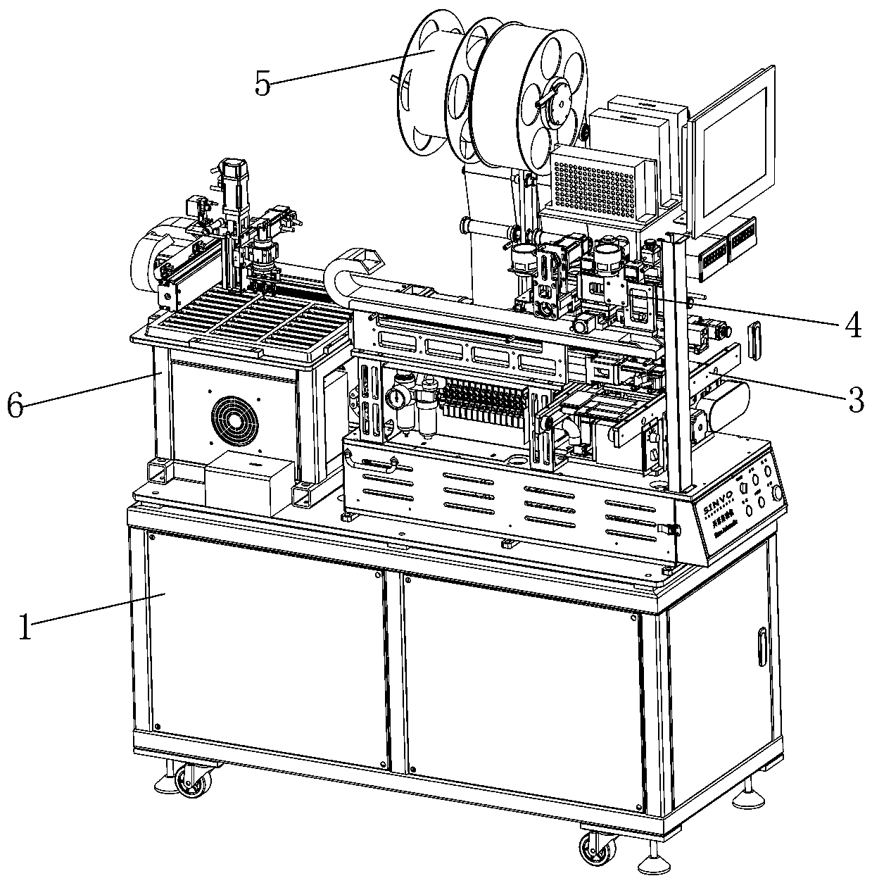 Automated assembly line for electronic products