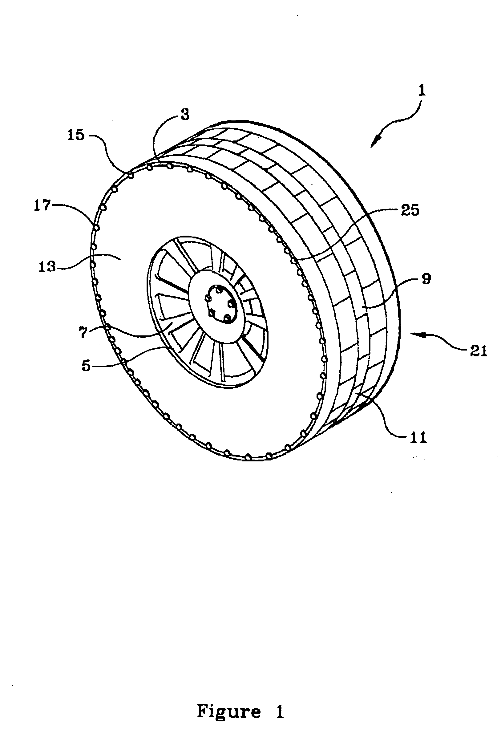 Weight free tire balancing system