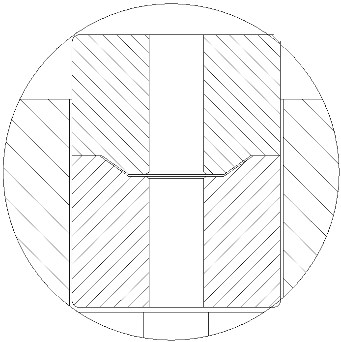 A waterway docking structure on the injection mold of chopsticks