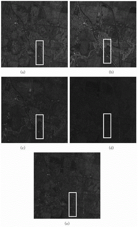 Signal subspace technology based single-channel spaceborne SAR moving target detection method