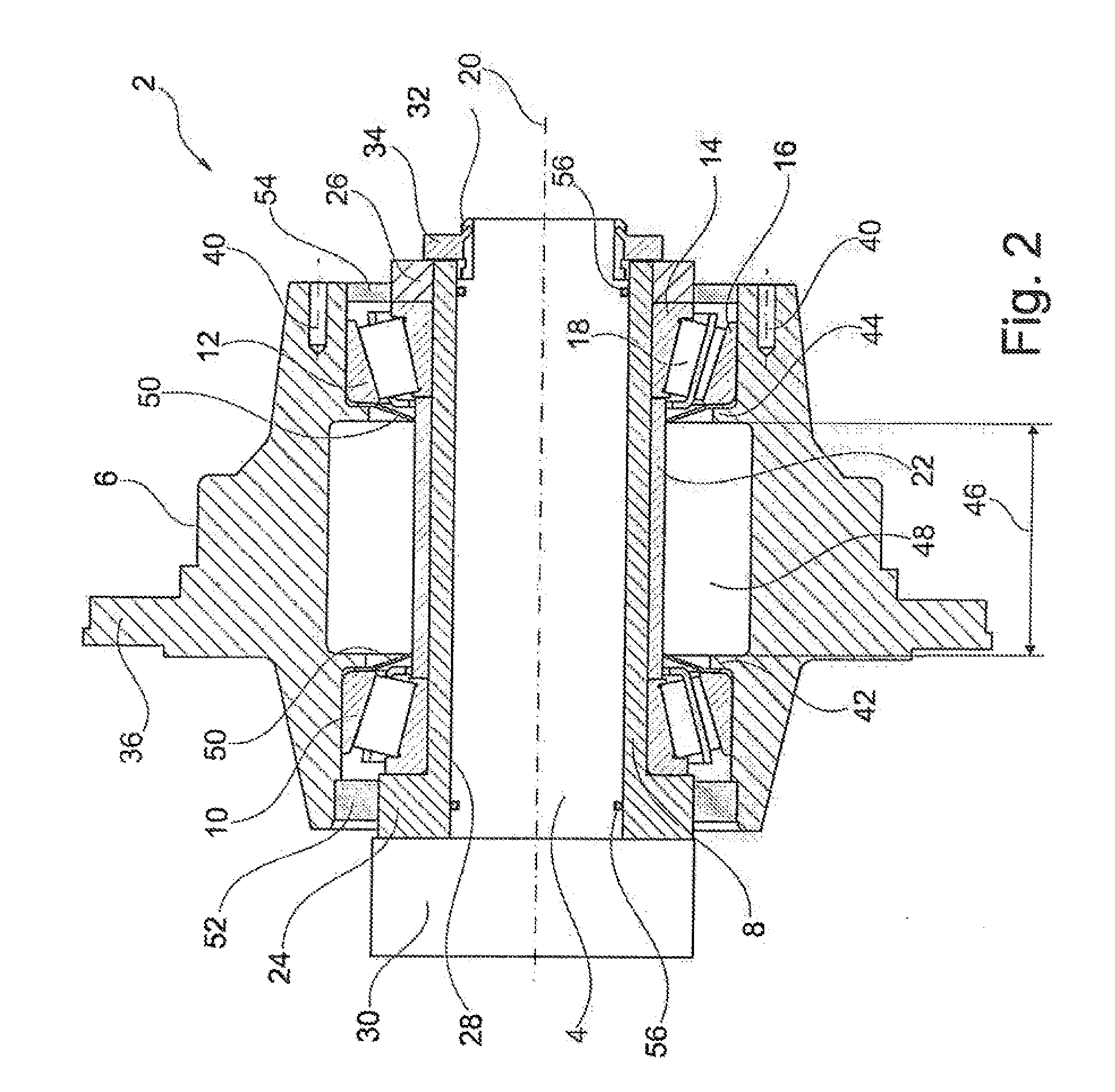 Wheel bearing for a utility vehicle