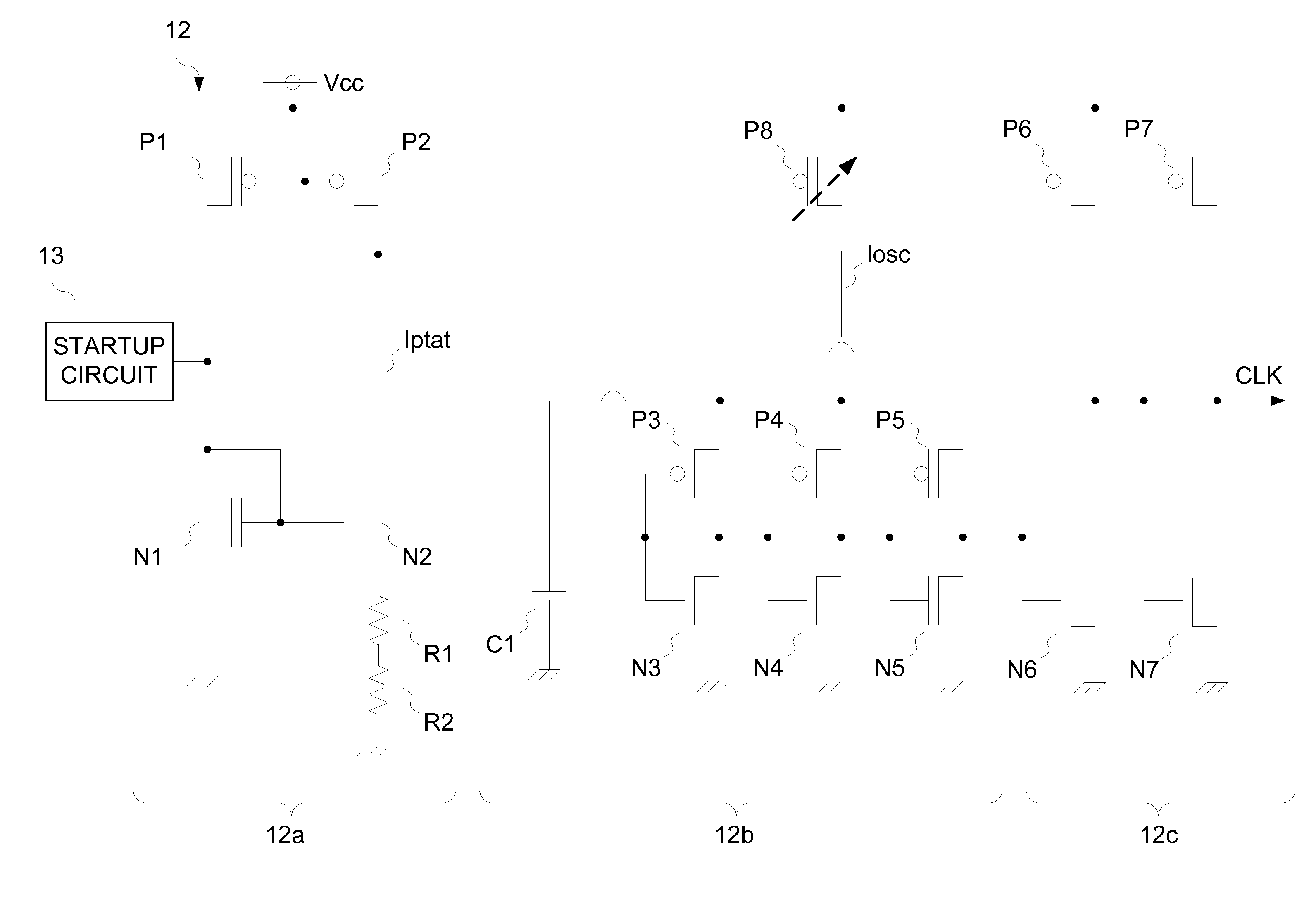 Temperature correcting current-controlled ring oscillators