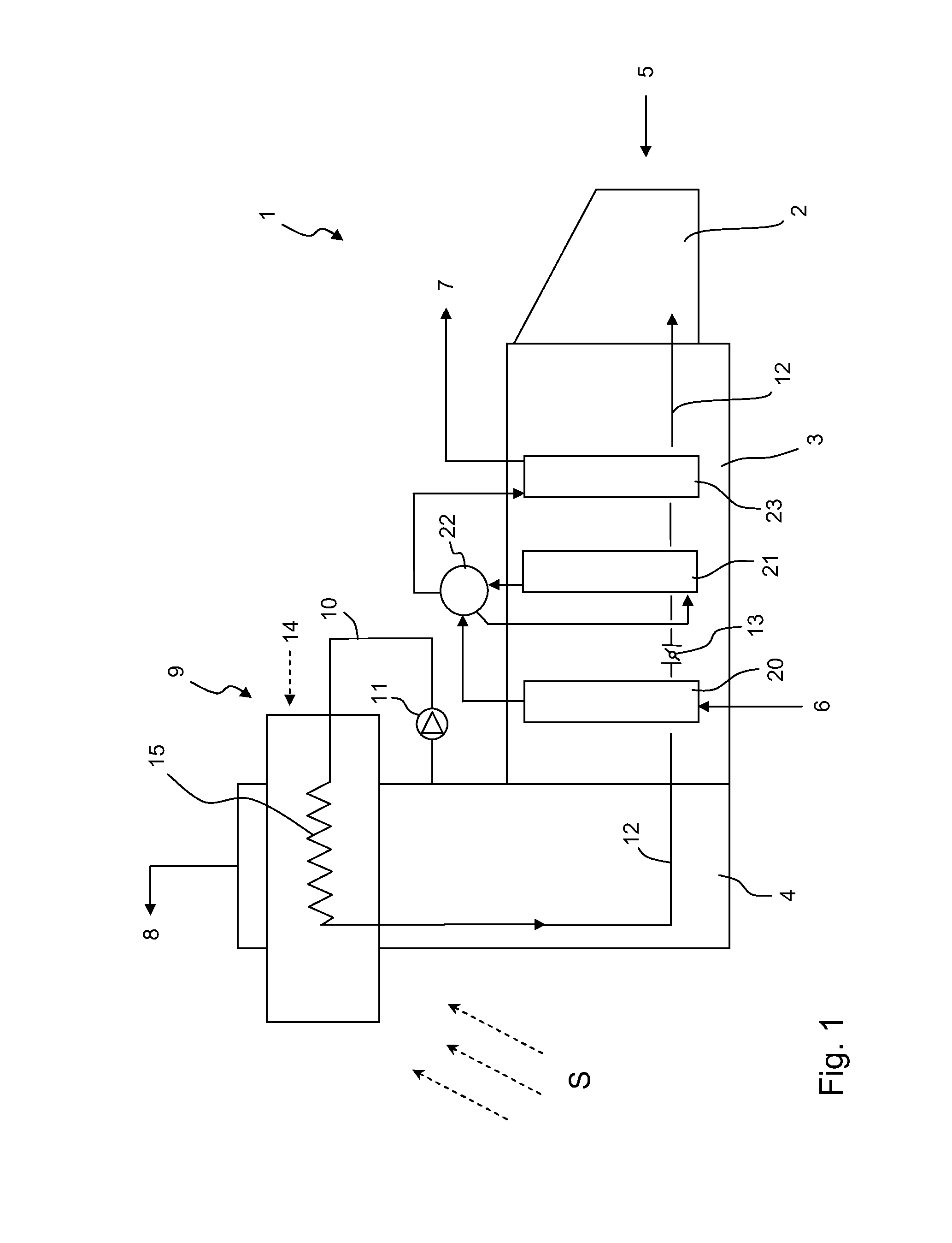 Heat recovery steam generator, method for retrofitting a heat recovery steam generator and related process for generating power