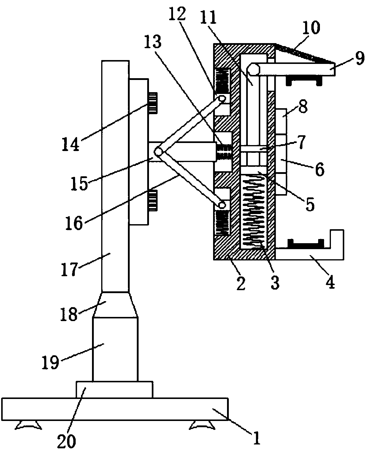 Computer display screen bracket