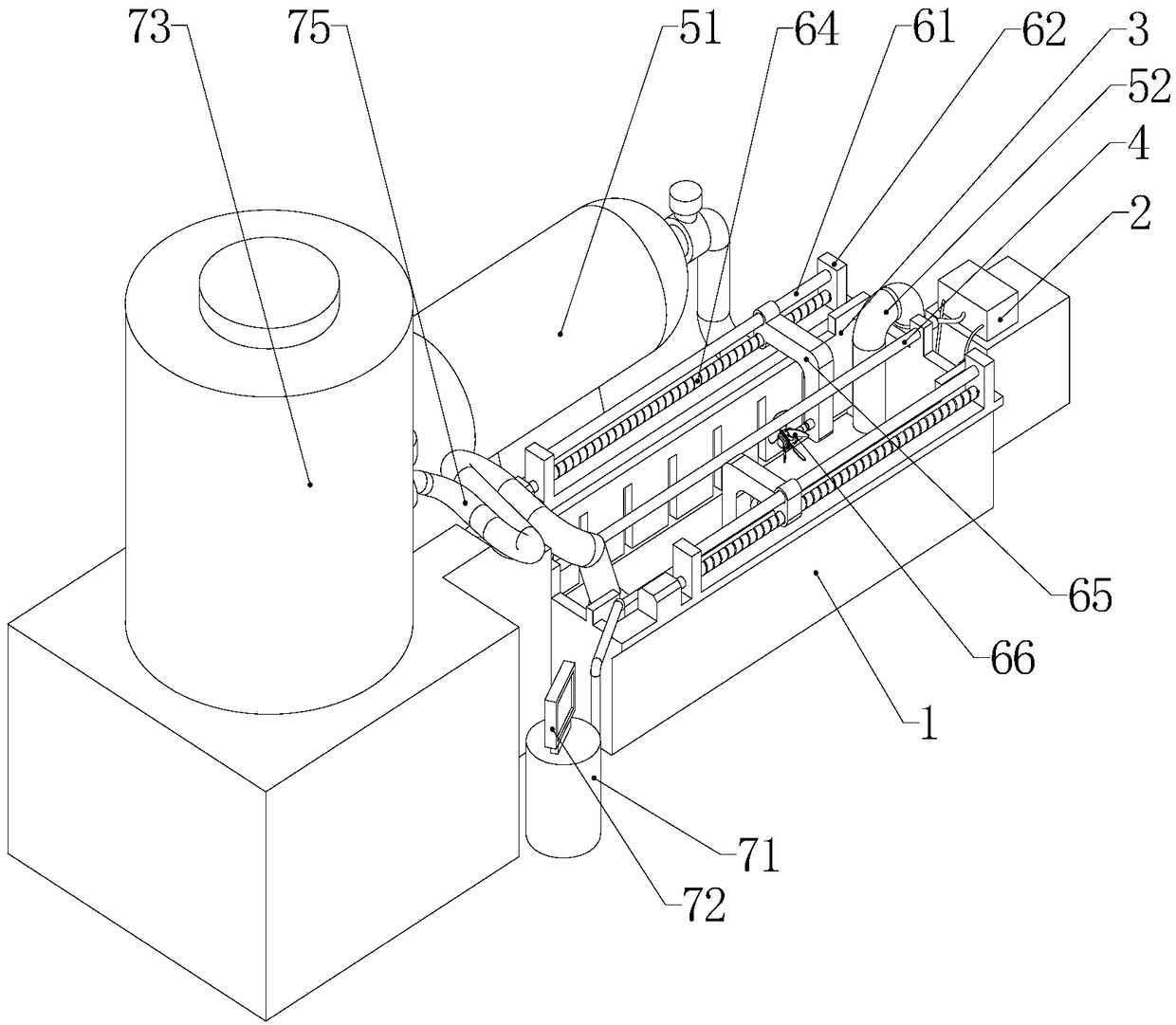 Aluminum profile anodizing device capable of automatically filling electrolyte