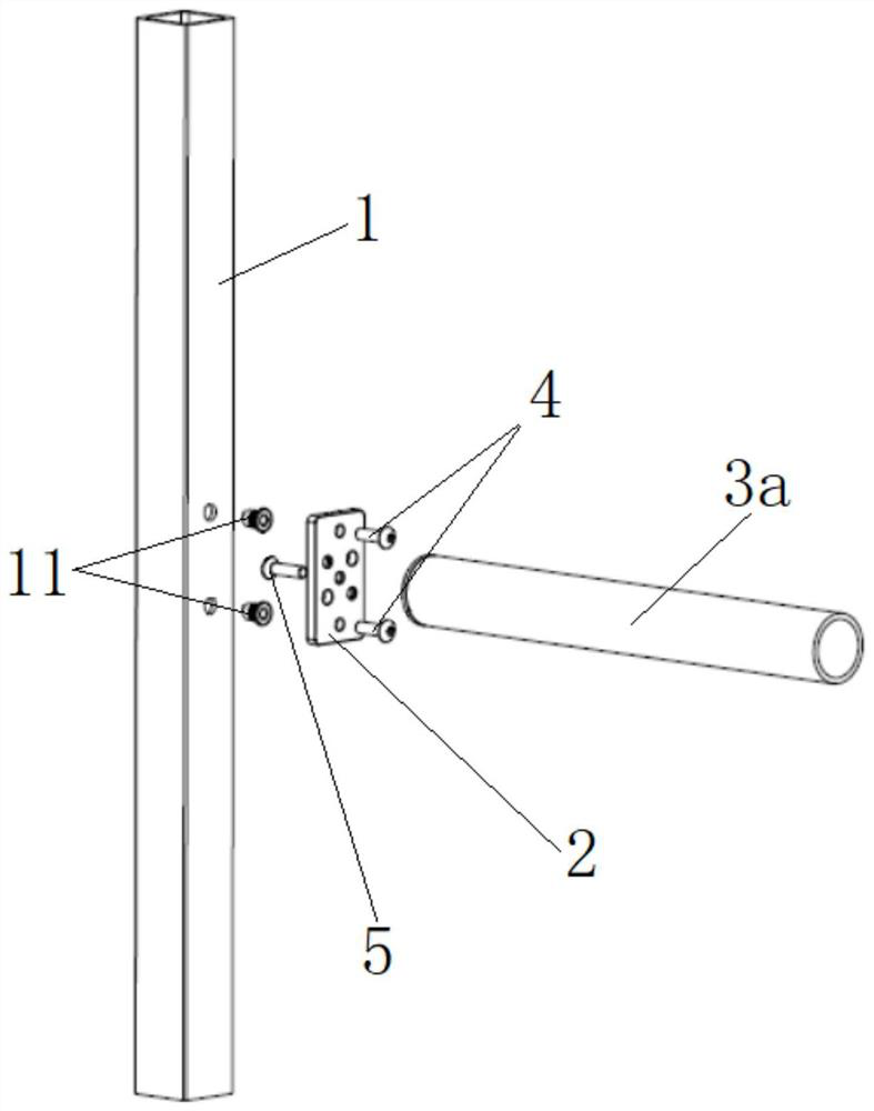 High-precision high-strength carbon fiber thin-wall pipe end face connecting structure