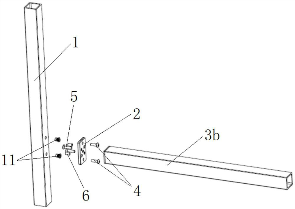 High-precision high-strength carbon fiber thin-wall pipe end face connecting structure