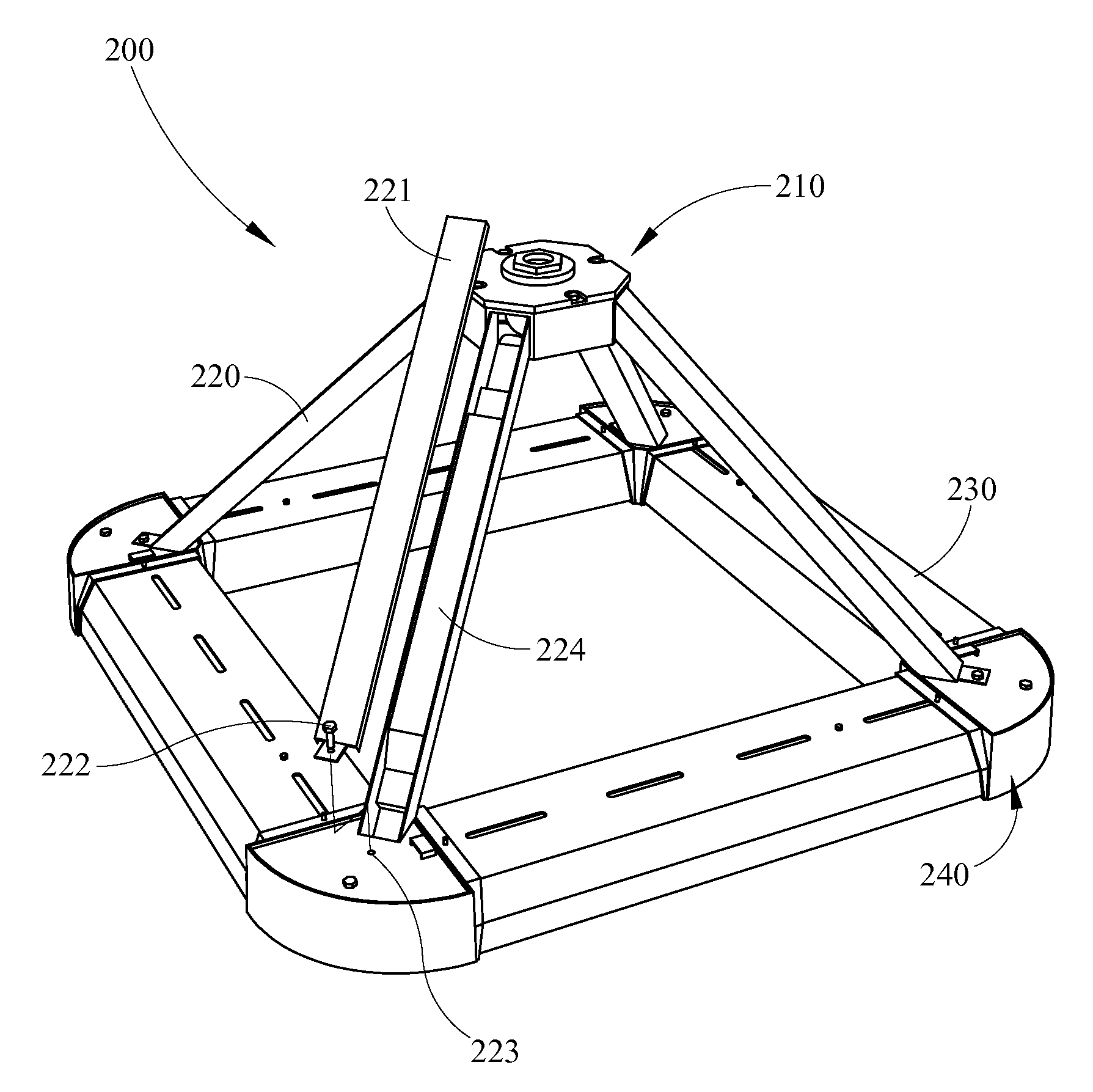 Fluorescent lamp luminaire