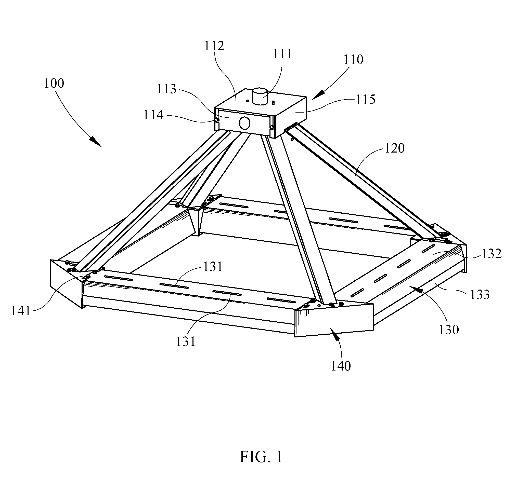 Fluorescent lamp luminaire