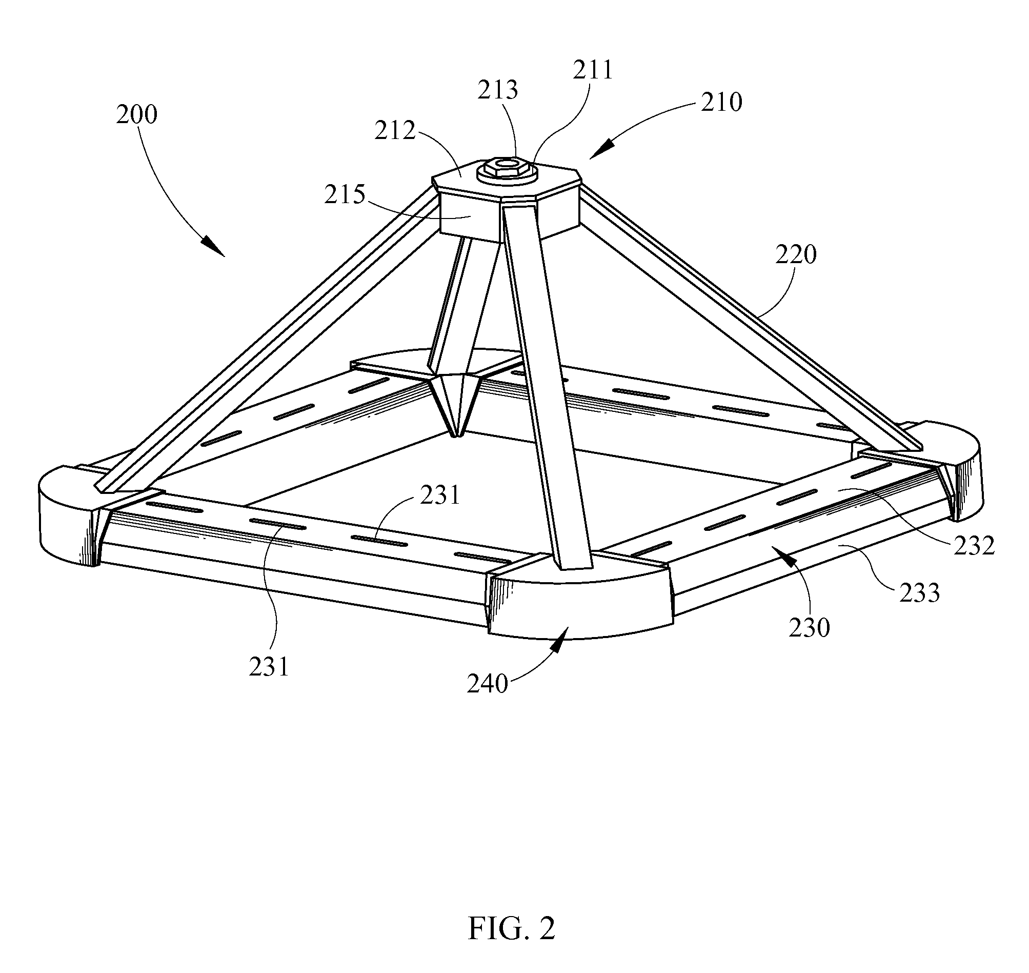 Fluorescent lamp luminaire