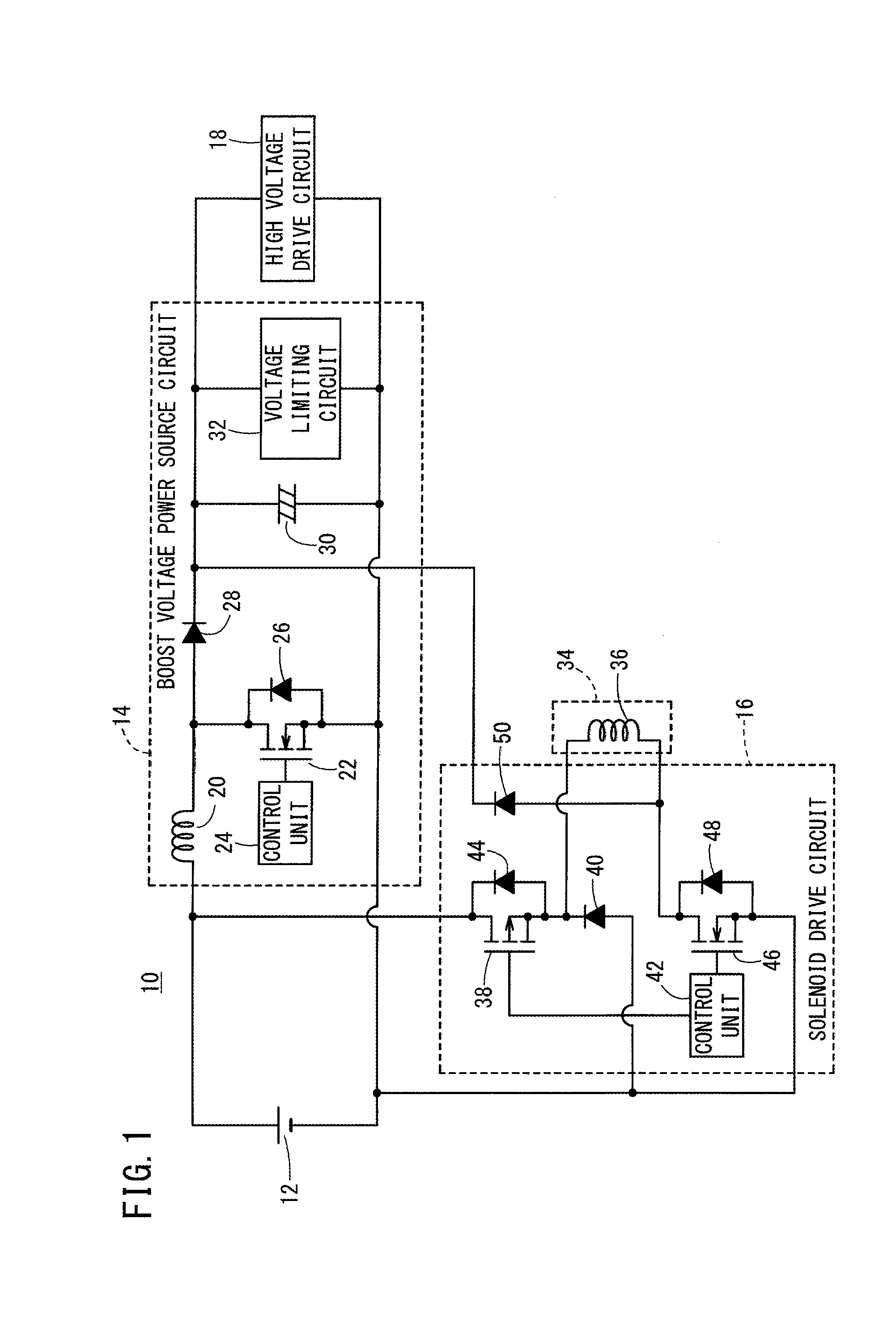 Solenoid drive device