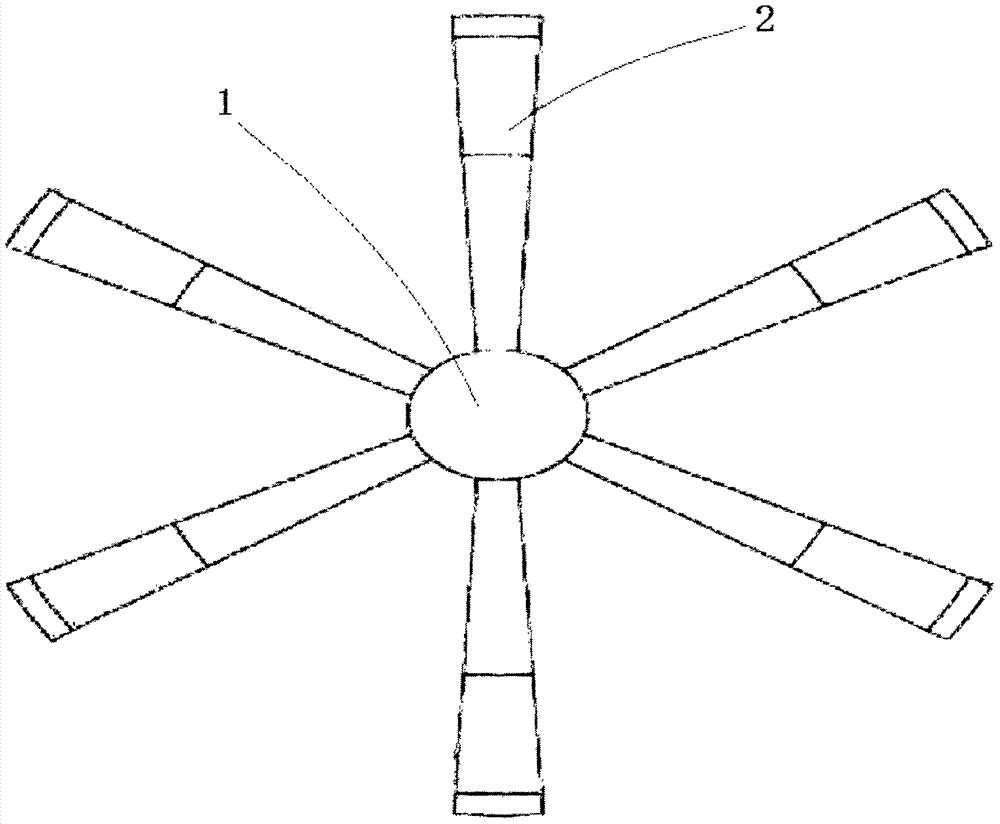 Integrated magnetic core framework of induction cooker and machining method of integrated magnetic core framework