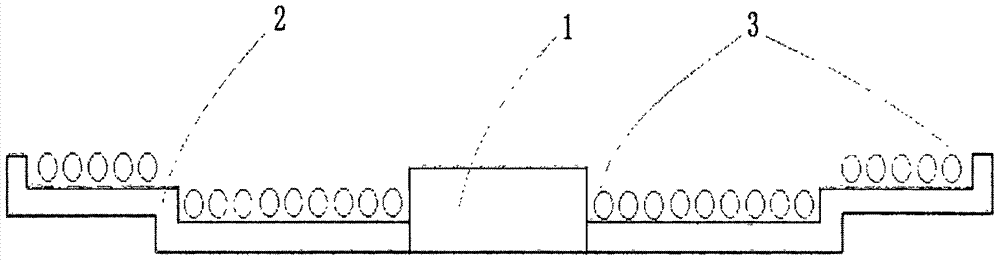 Integrated magnetic core framework of induction cooker and machining method of integrated magnetic core framework