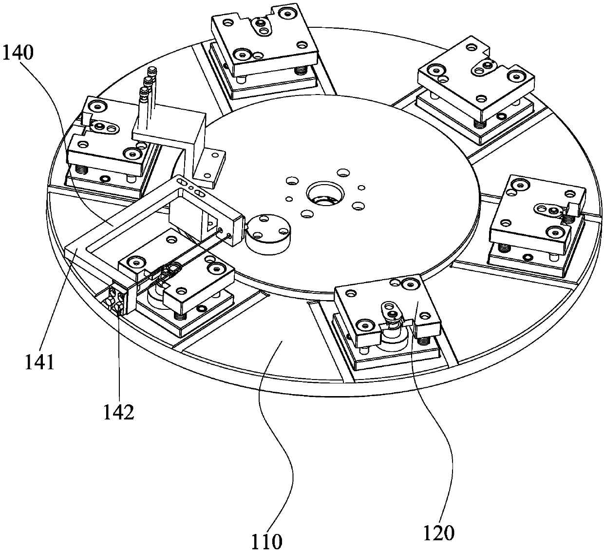 Punching device for blister product and blister system including punching device