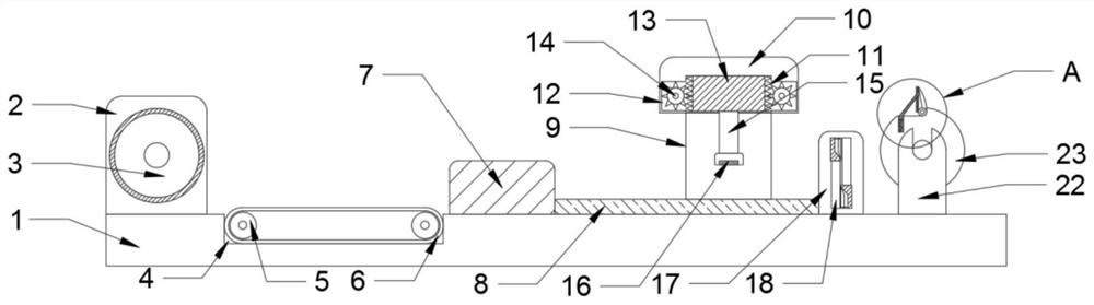 Computer numerical control (CNC) automatic lathe for punching and shearing cut-to-length line of silicon steel sheet