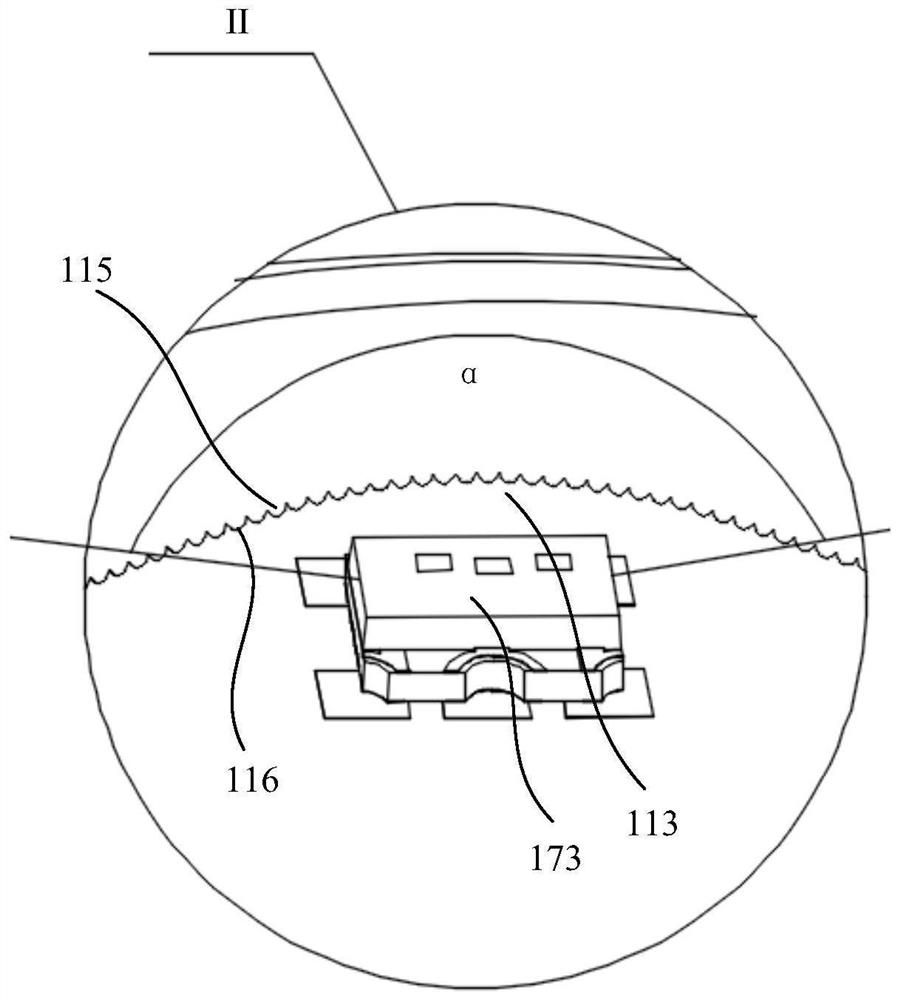 Light guide column and operation key