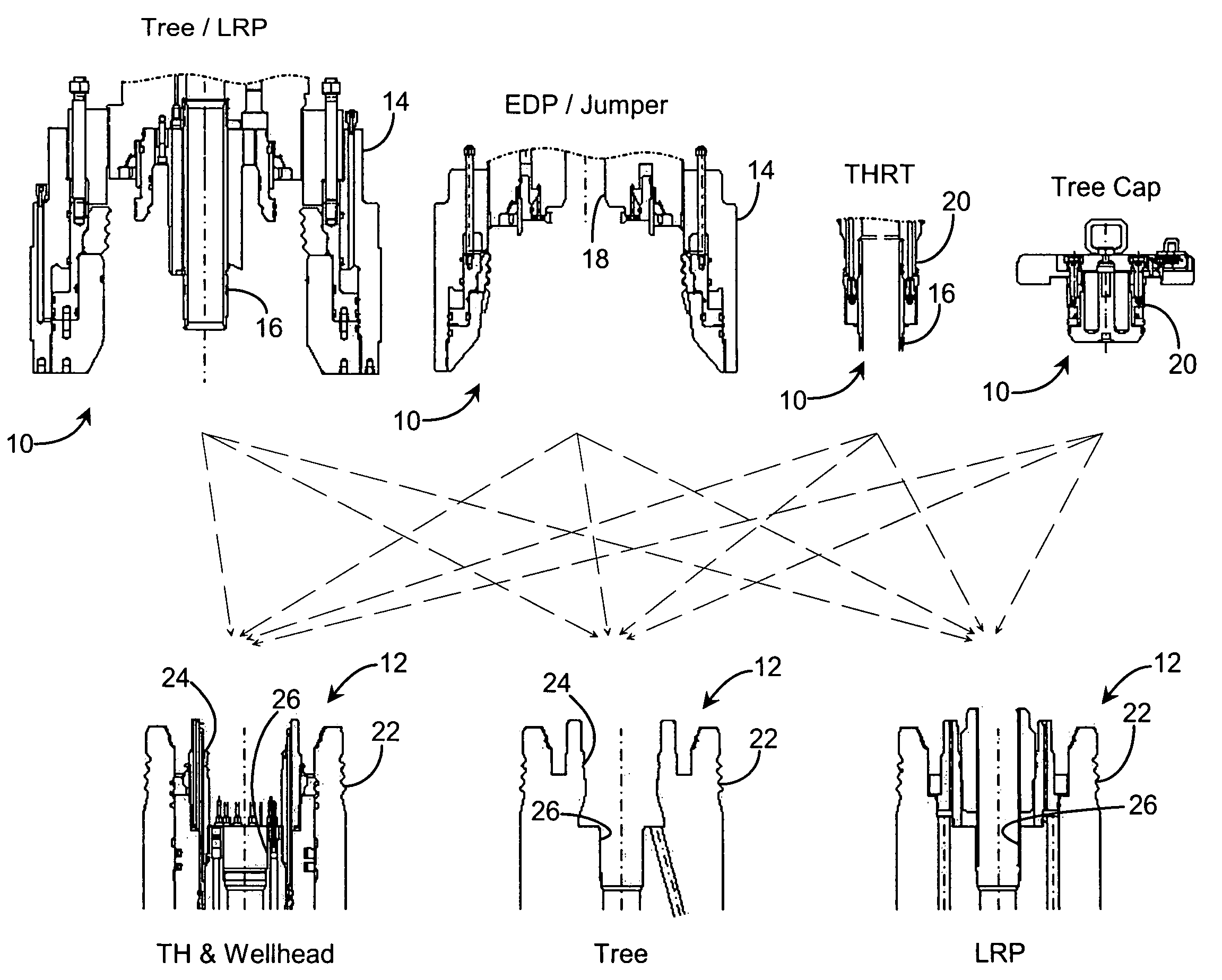 Universal connection interface for subsea completion systems