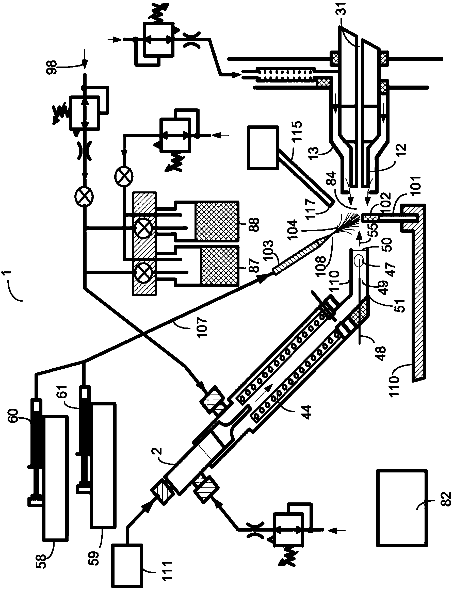 Direct sample analysis ion source