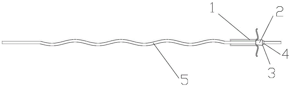 Large-deformation pre-stressed anchor bolt