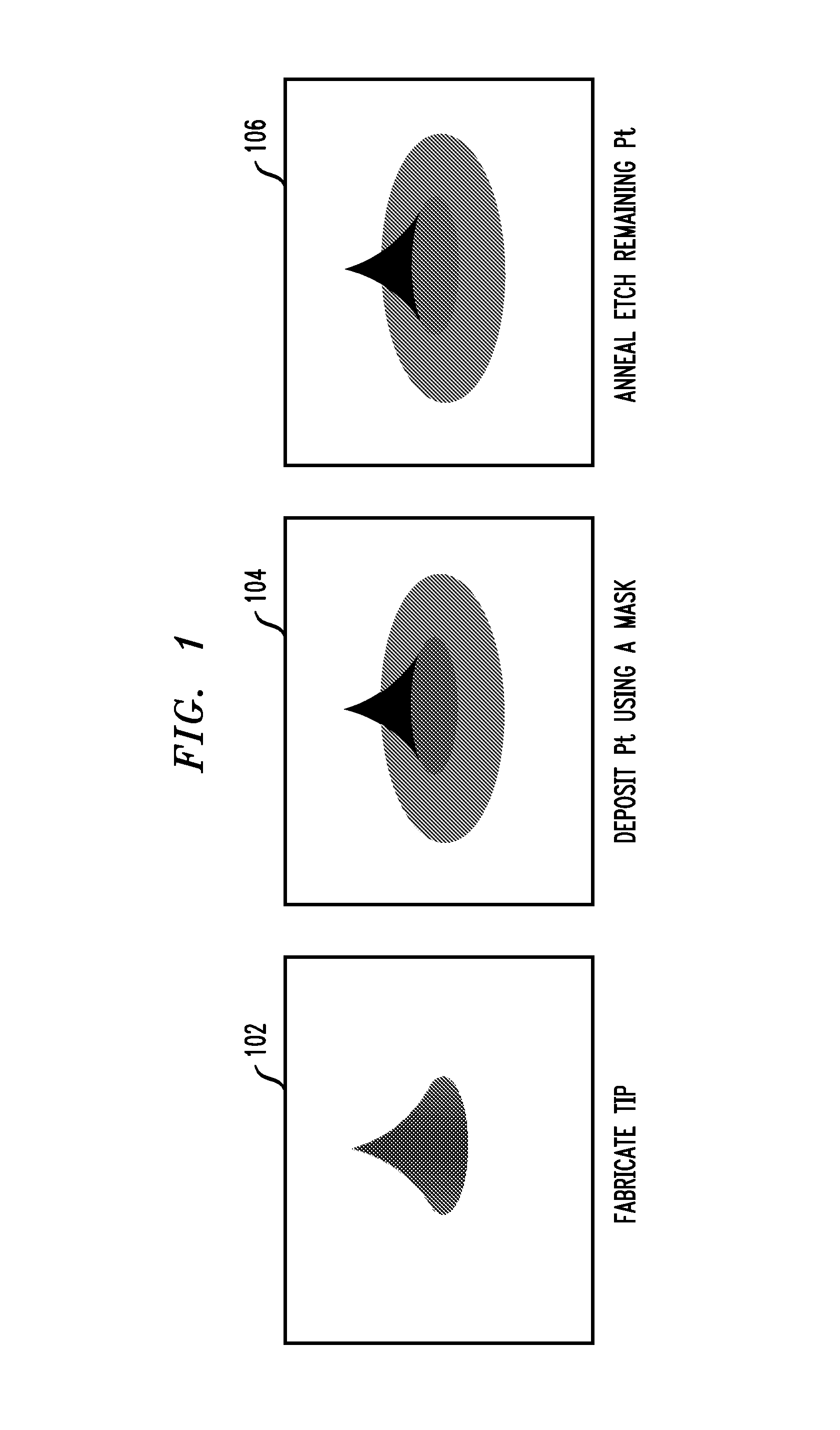 Platinum silicide tip apices for probe-based technologies