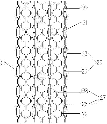 A water circulation evaporative heat exchange cooling condenser