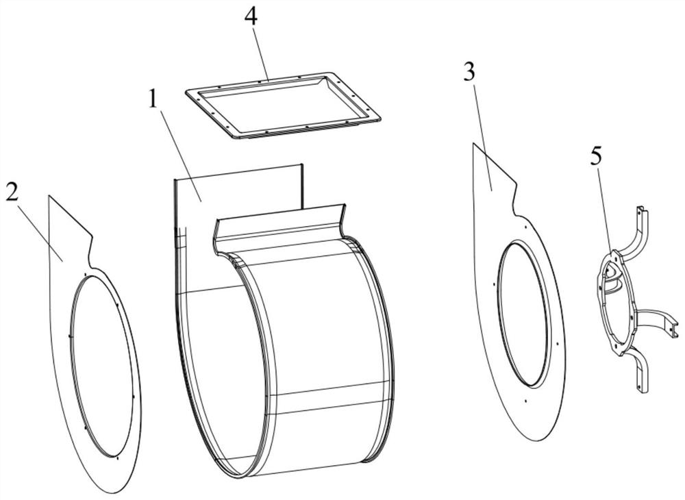 Air duct assembly, fan and range hood