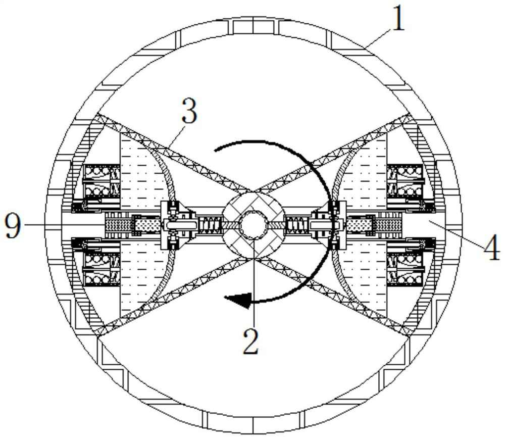 Intelligent detection equipment for internal flatness of wooden pipe fitting of circular furniture