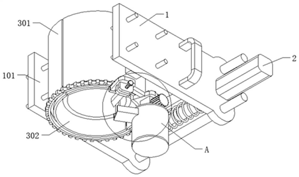 Girdling device based on agricultural planting maintenance and using method of girdling device