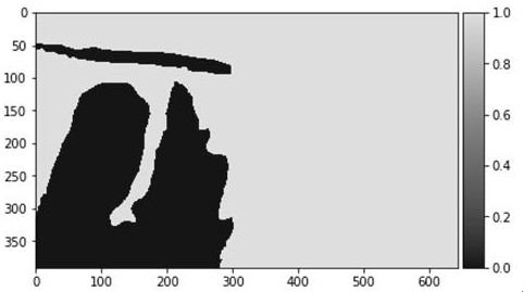 Remote sensing image vegetation classification method based on gradient scale interval change rule operator