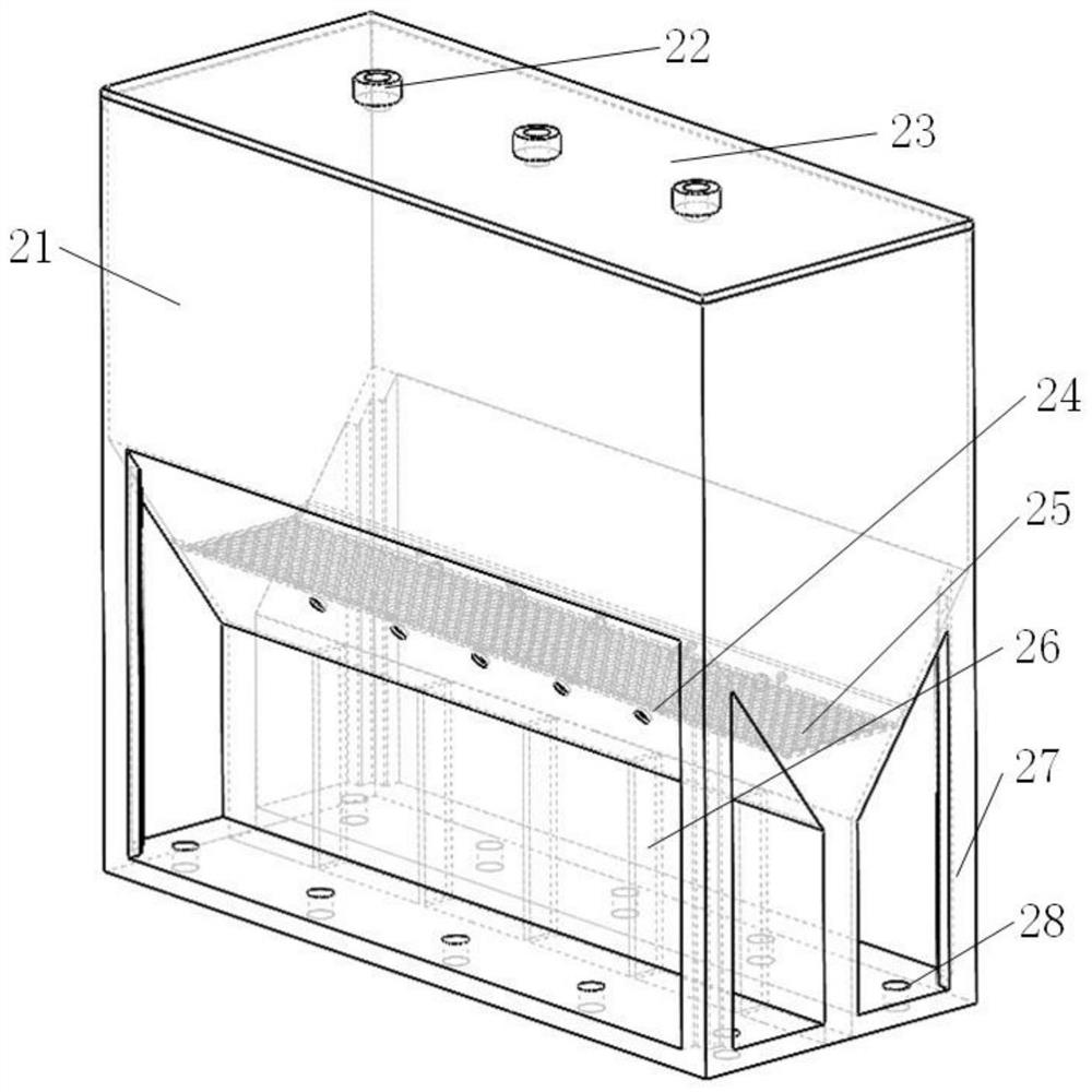 Automatic circulating water curtain explosion damage attenuation system