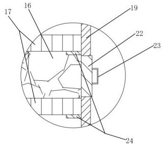 Fly ash collecting device for hazardous waste incineration disposal