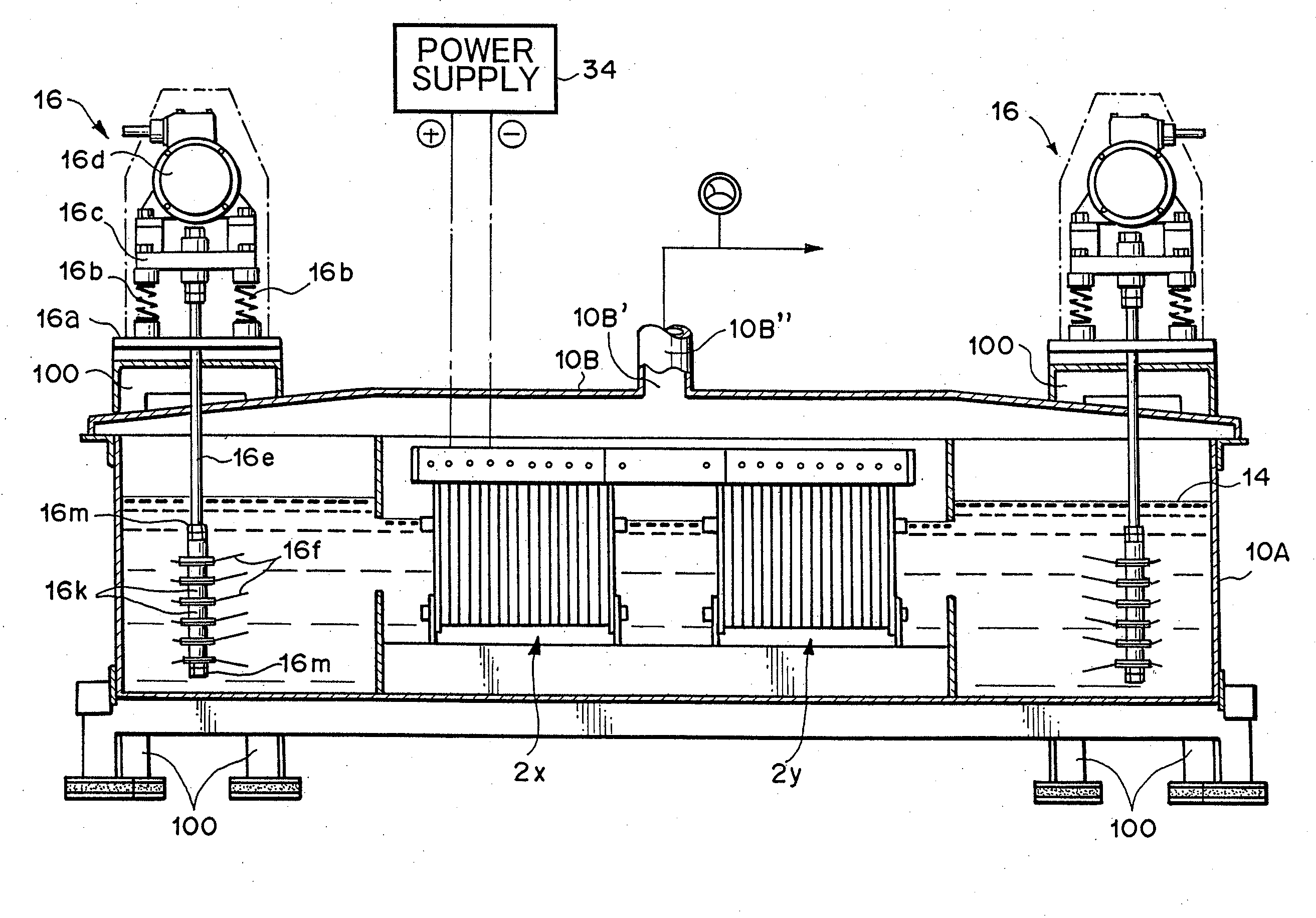 Hydrogen-oxygen gas generator and hydrogen-oxygen gas generating method thereof