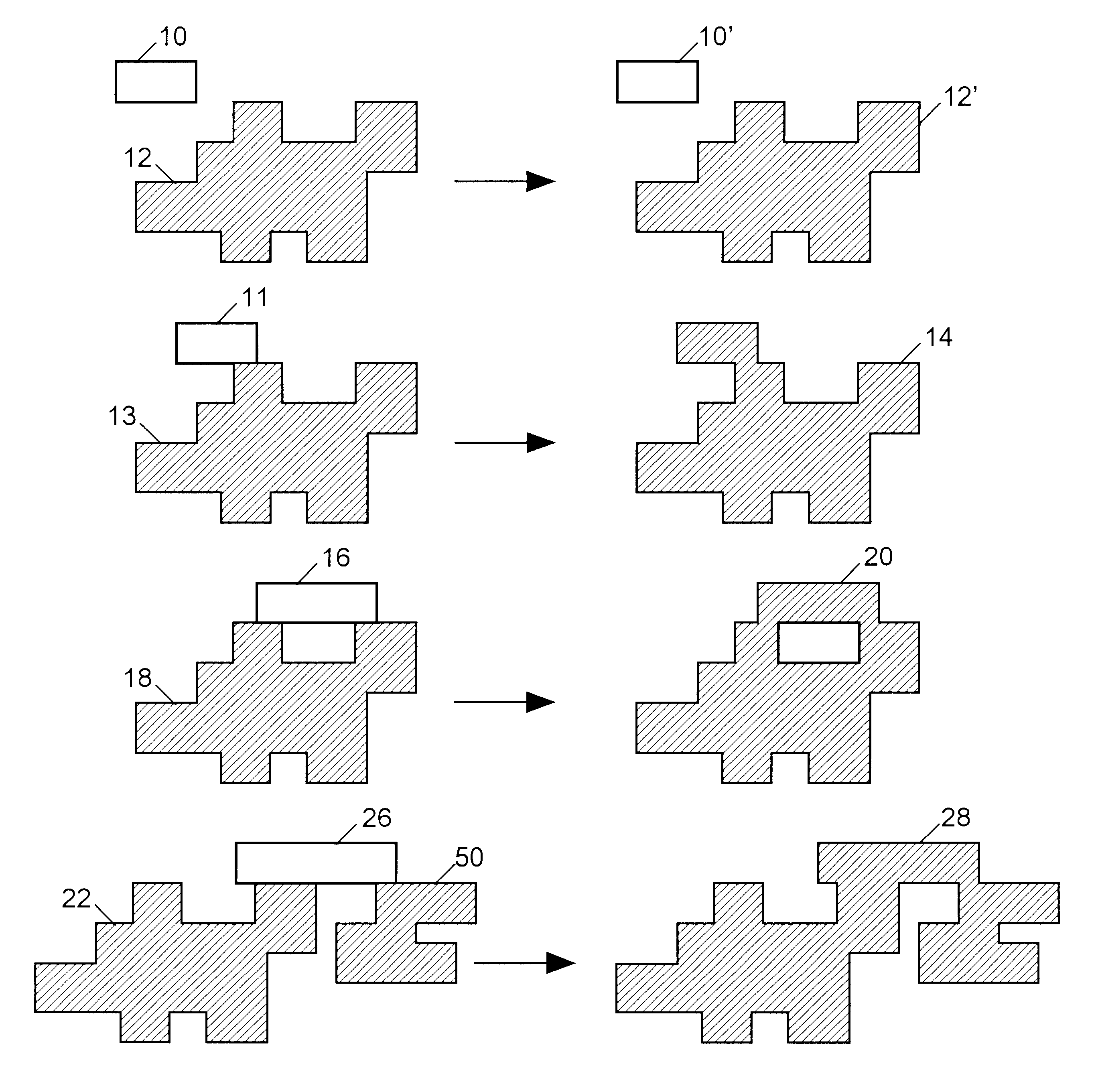 Amoeba display for hierarchical layout