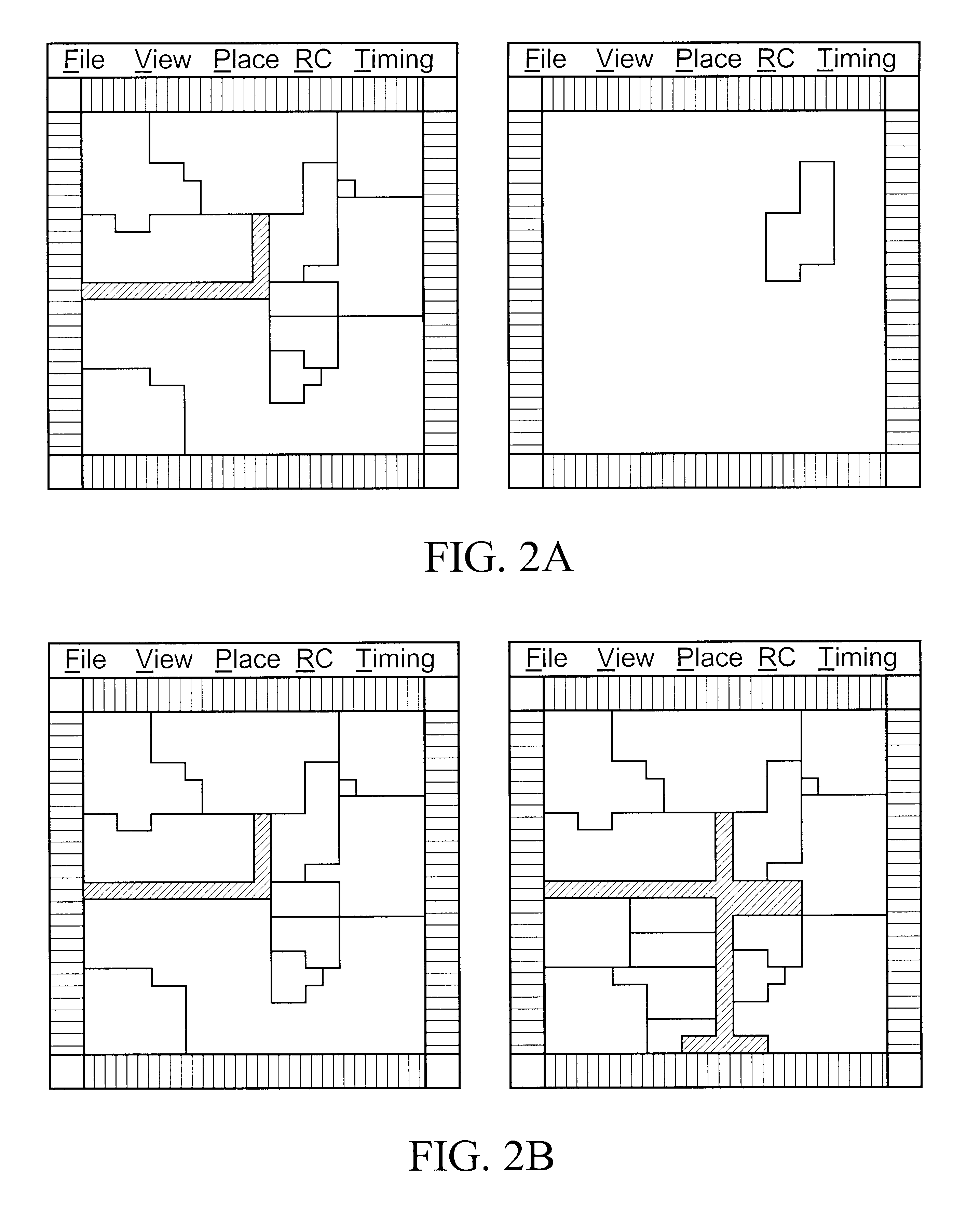 Amoeba display for hierarchical layout