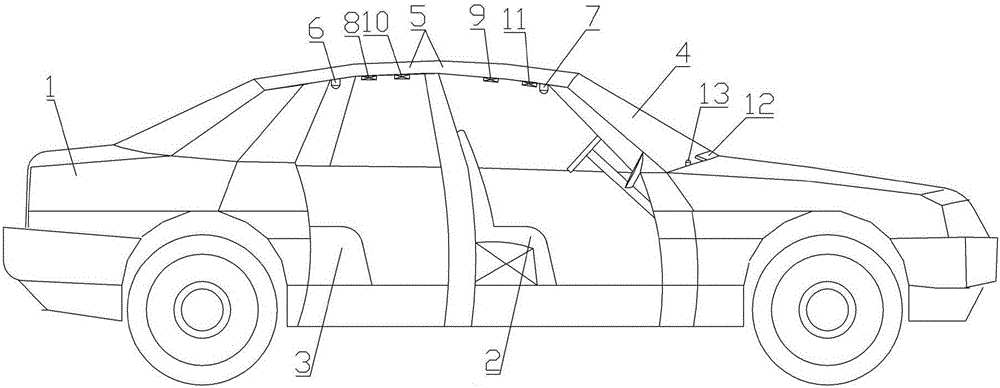 Automobile capable of preventing injury accident caused by false locking or forgetting of child in automobile