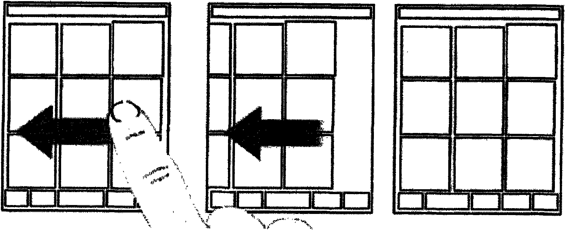 Method and device thereof for realizing window switching based on sliding terminal screen