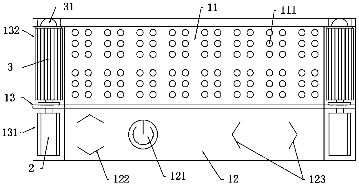 Electromagnetic braille display device