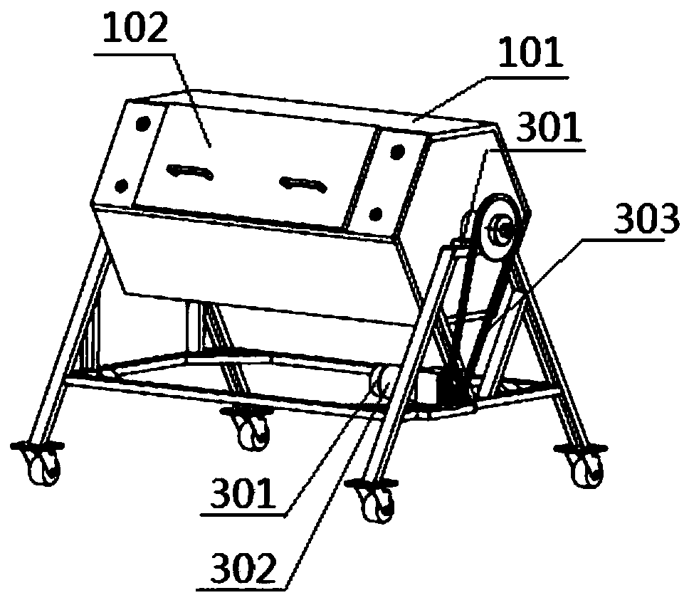 Device for fertilizing organic waste and using method